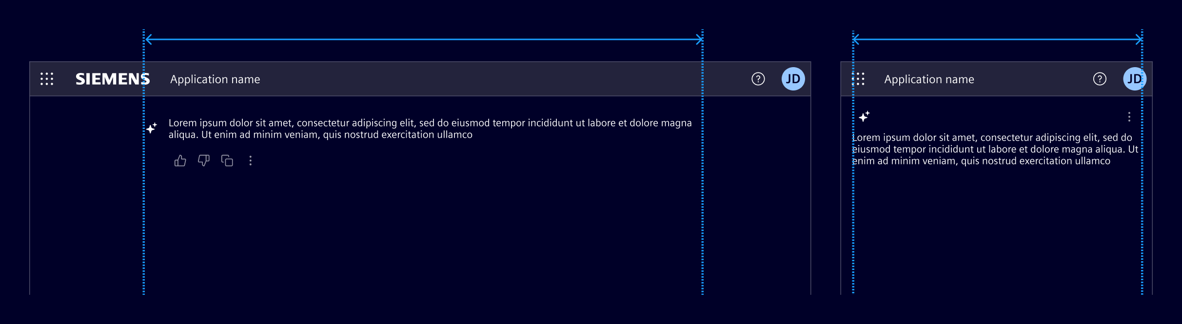 AI message responsive