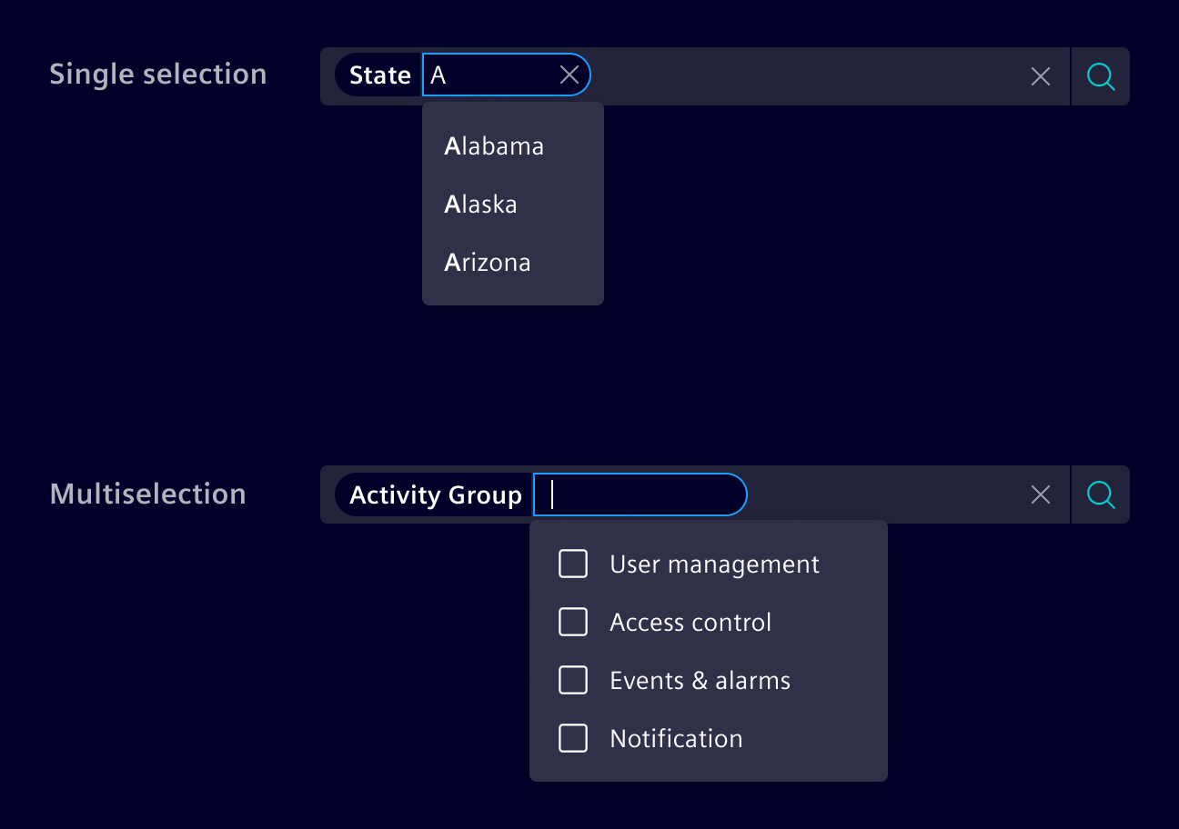 Filtered search enumeration