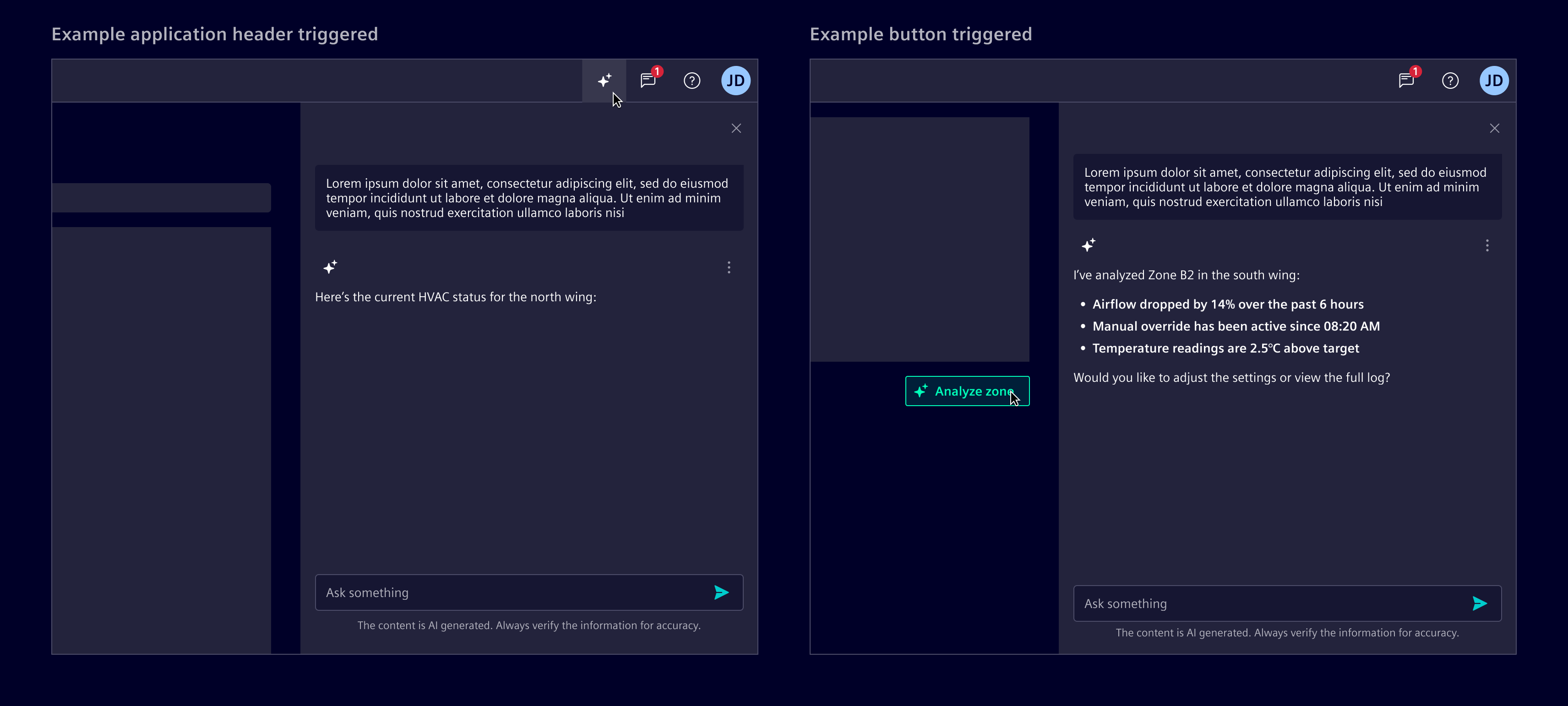 AI chat in side panel