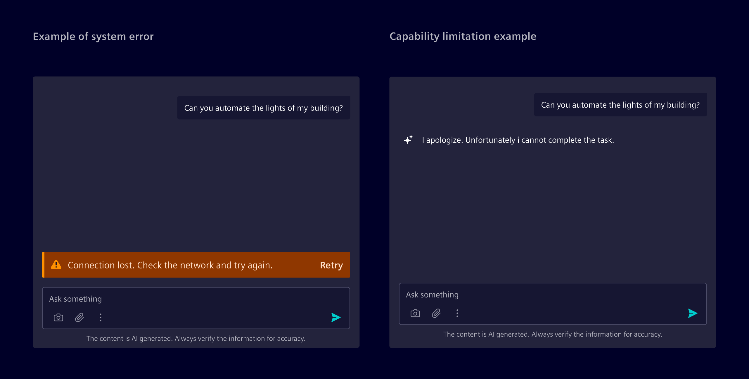 AI errors and limitations